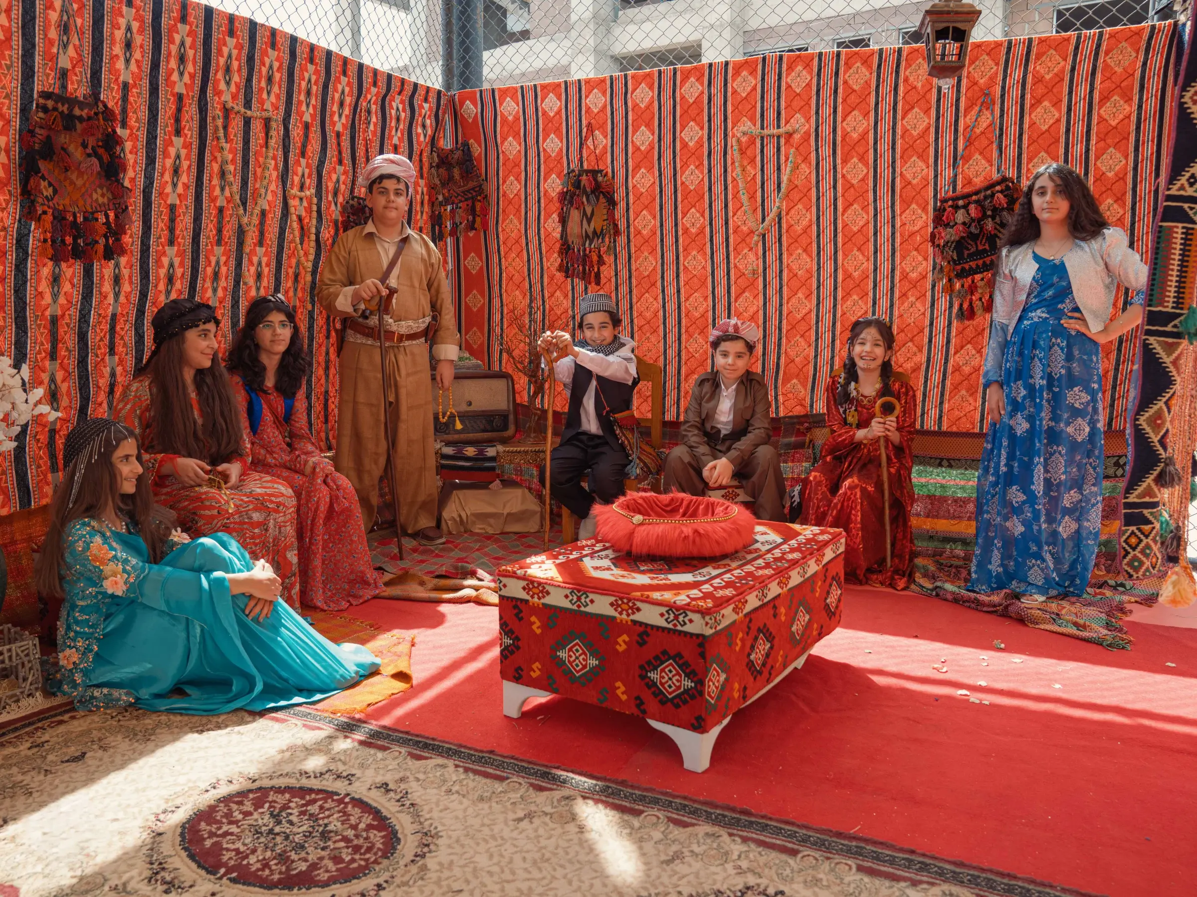 AIS students celebrating Kurdish culture as a school community