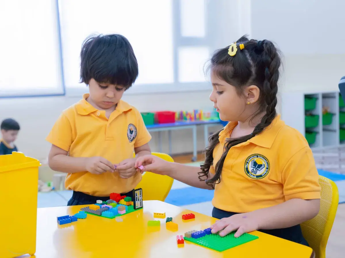 Early Years AIS students learning together in class