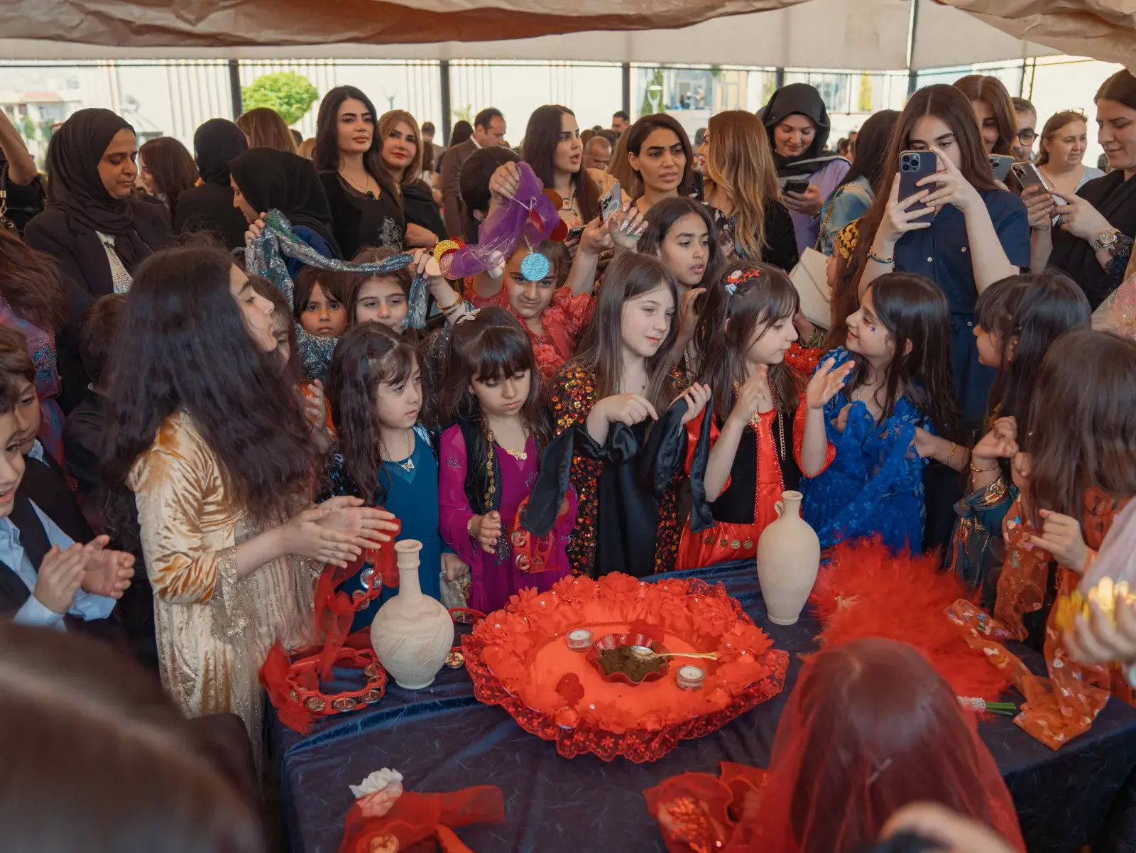 AIS students celebrating Kurdish culture together